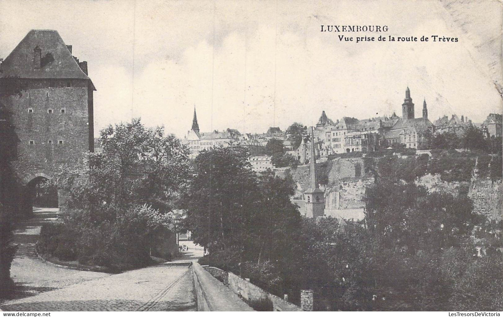 LUXEMBOURG - Vue Prise De La Route De Trèves - Carte Postale Ancienne - Luxembourg - Ville
