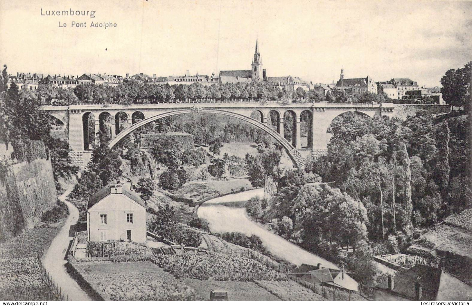 LUXEMBOURG - Le Pont Adolphe - Carte Postale Ancienne - Luxembourg - Ville