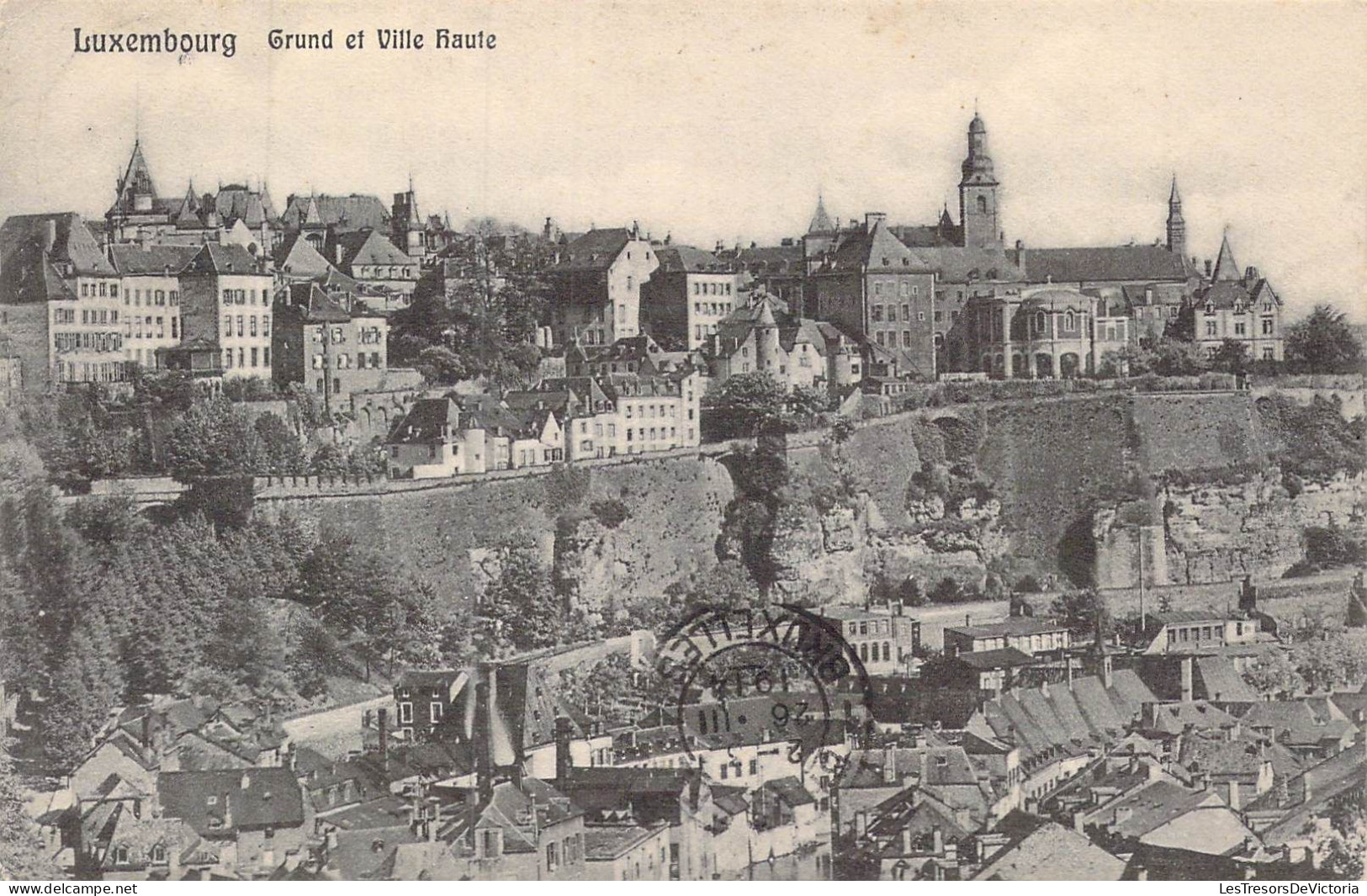 LUXEMBOURG - Grund Et Ville Haute - Carte Postale Ancienne - Luxembourg - Ville