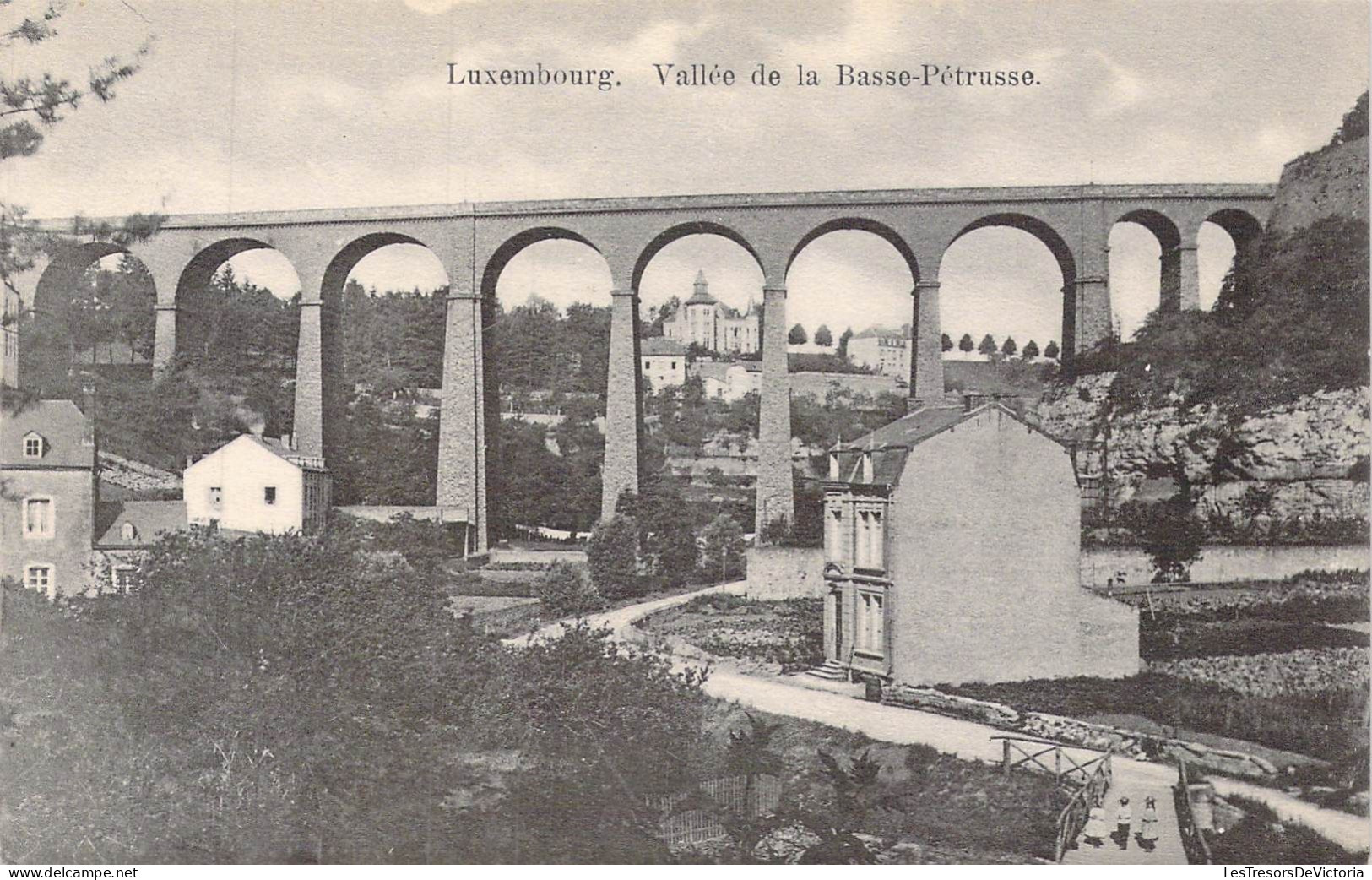 LUXEMBOURG - Vallée De La Basse-Pétrusse - Carte Postale Ancienne - Luxemburg - Town