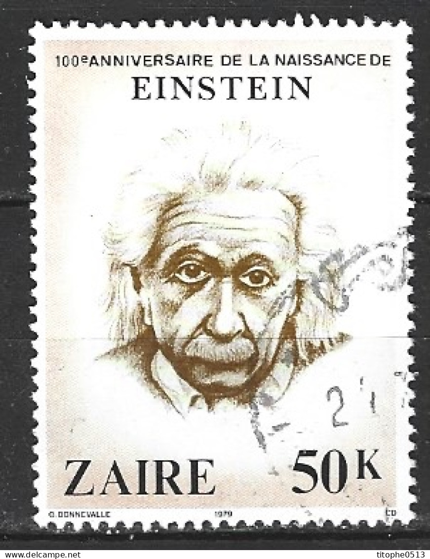 ZAIRE. N°982 De 1980 Oblitéré. Einstein. - Albert Einstein