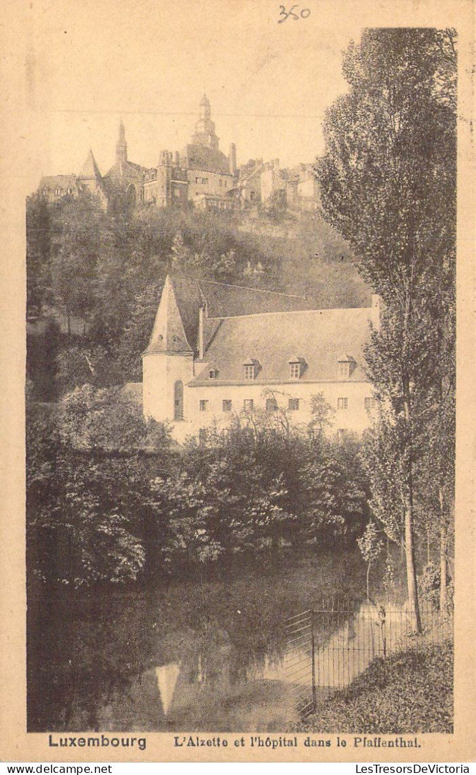 LUXEMBOURG - L'Alzette Et L'Hôpital Dans Le Pfaffenthal - Carte Postale Ancienne - Luxembourg - Ville