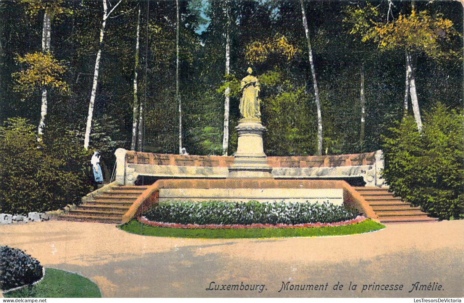 LUXEMBOURG - Monument De La Princesse Amélie - Carte Postale Ancienne - Luxemburg - Town