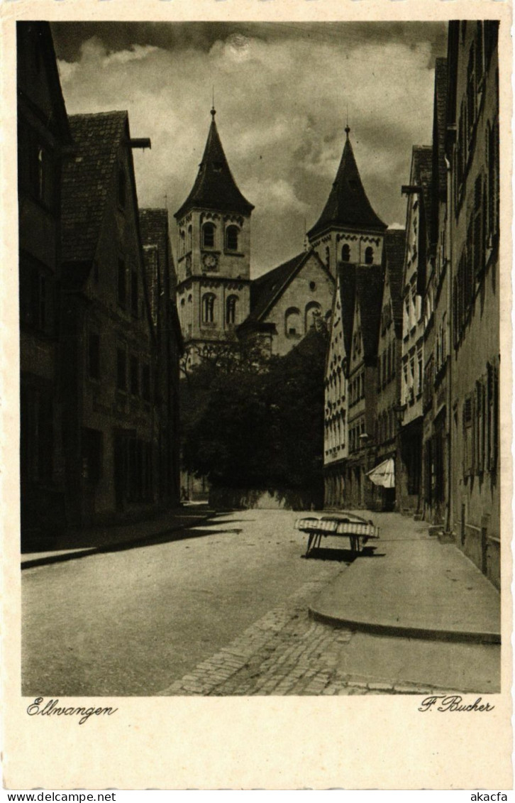 CPA AK Ellwangen – Strasse – Street Scene GERMANY (857138) - Ellwangen