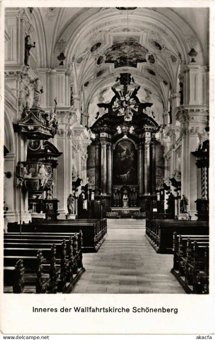 CPA AK Ellwangen – Inneres Der Wallfahrtskirche Schönenberg GERMANY (857163) - Ellwangen