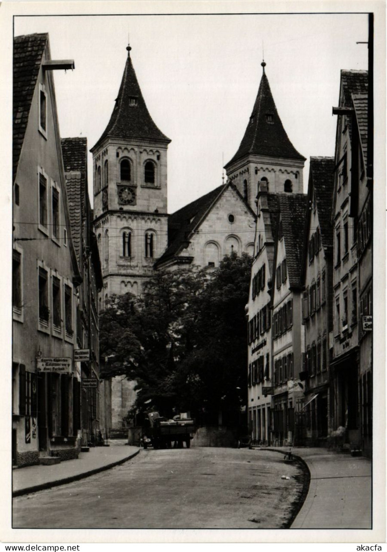 CPA AK Ellwangen – Oberamtsstrasse – Blick Zur Stiftskirche GERMANY (857173) - Ellwangen