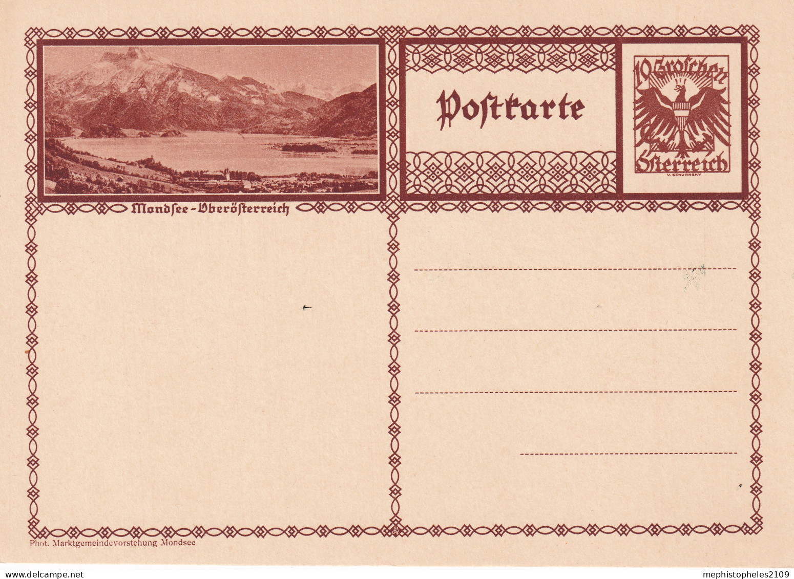 Postkarte Mondsee - Oberösterreich - Unused / Fine Quality - Mondsee