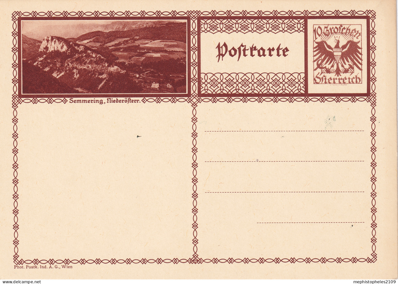 Postkarte Semmering - Niederösterreich - Unused / Fine Quality - Semmering