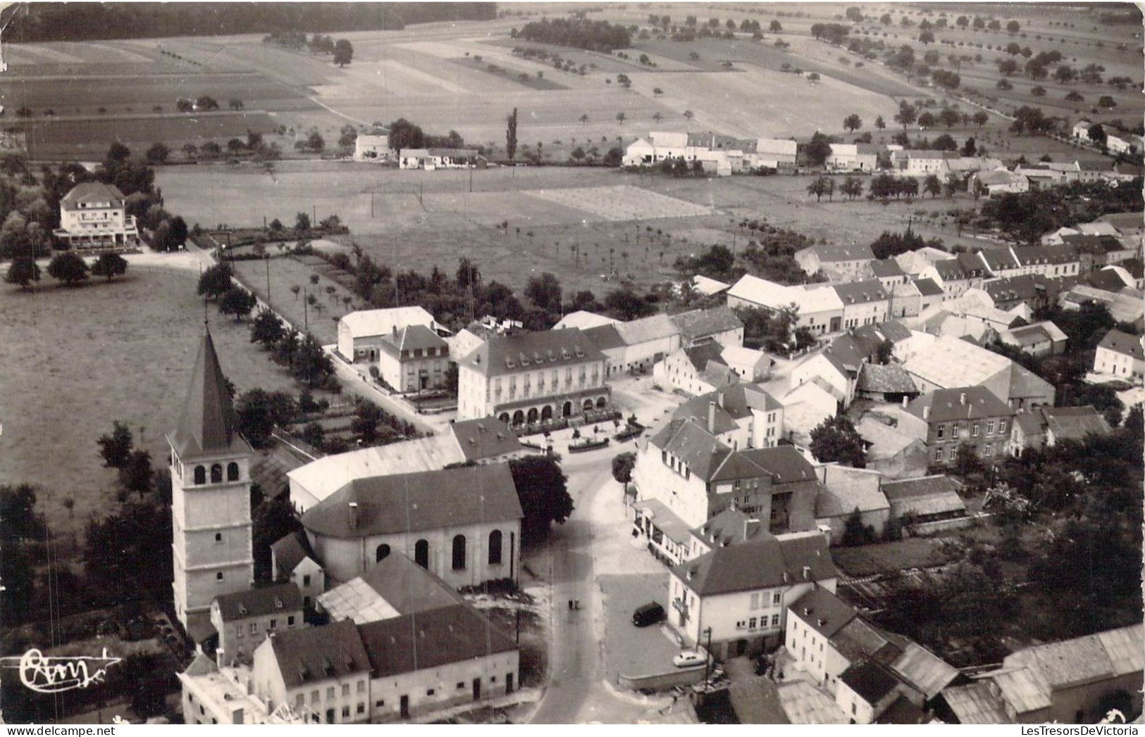 LUXEMBOURG - Berdorf - Vue Aérienne - Centre Petite Suisse Luxembourgeoise - Carte Postale Ancienne - Berdorf