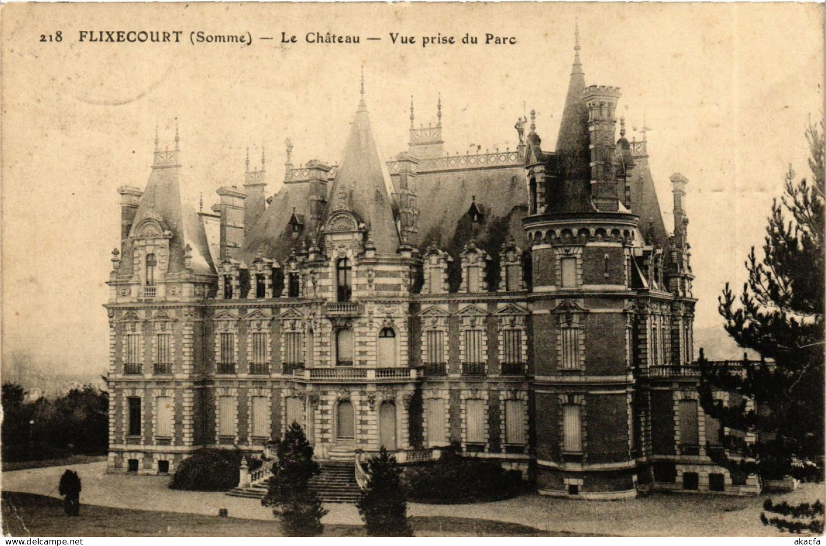 CPA Picardie Somme Flixecourt Chateau (982684) - Flixecourt