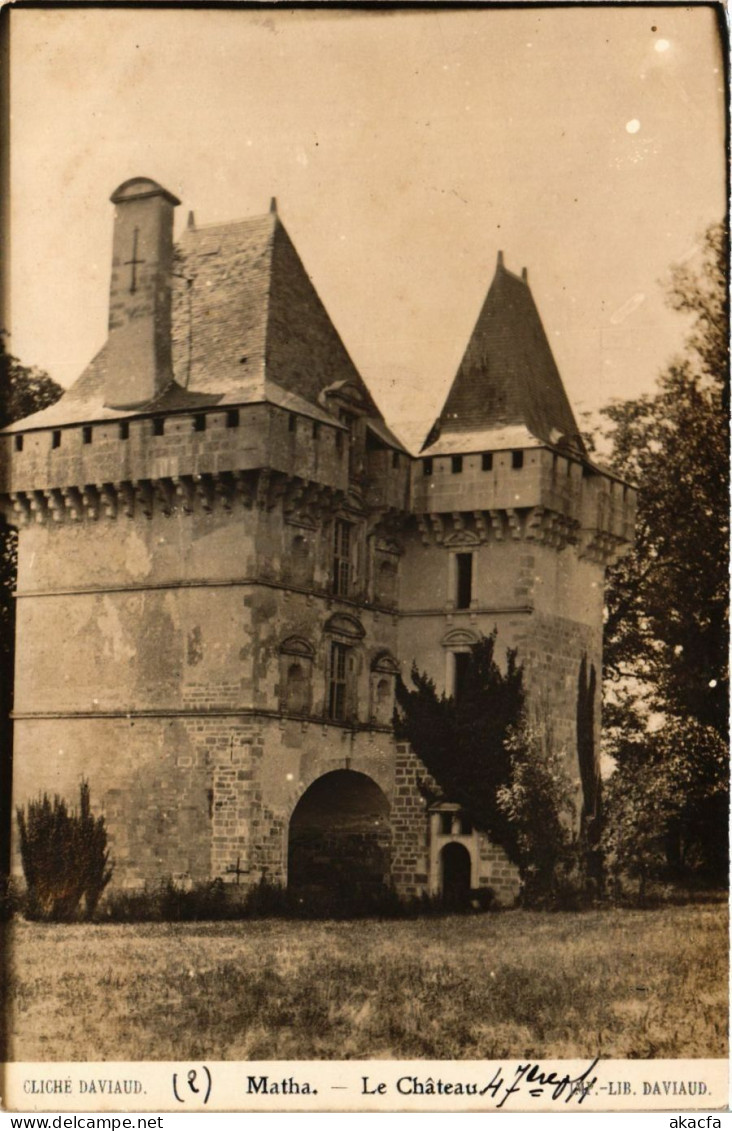 CPA Matha - Le Chateau (975633) - Matha
