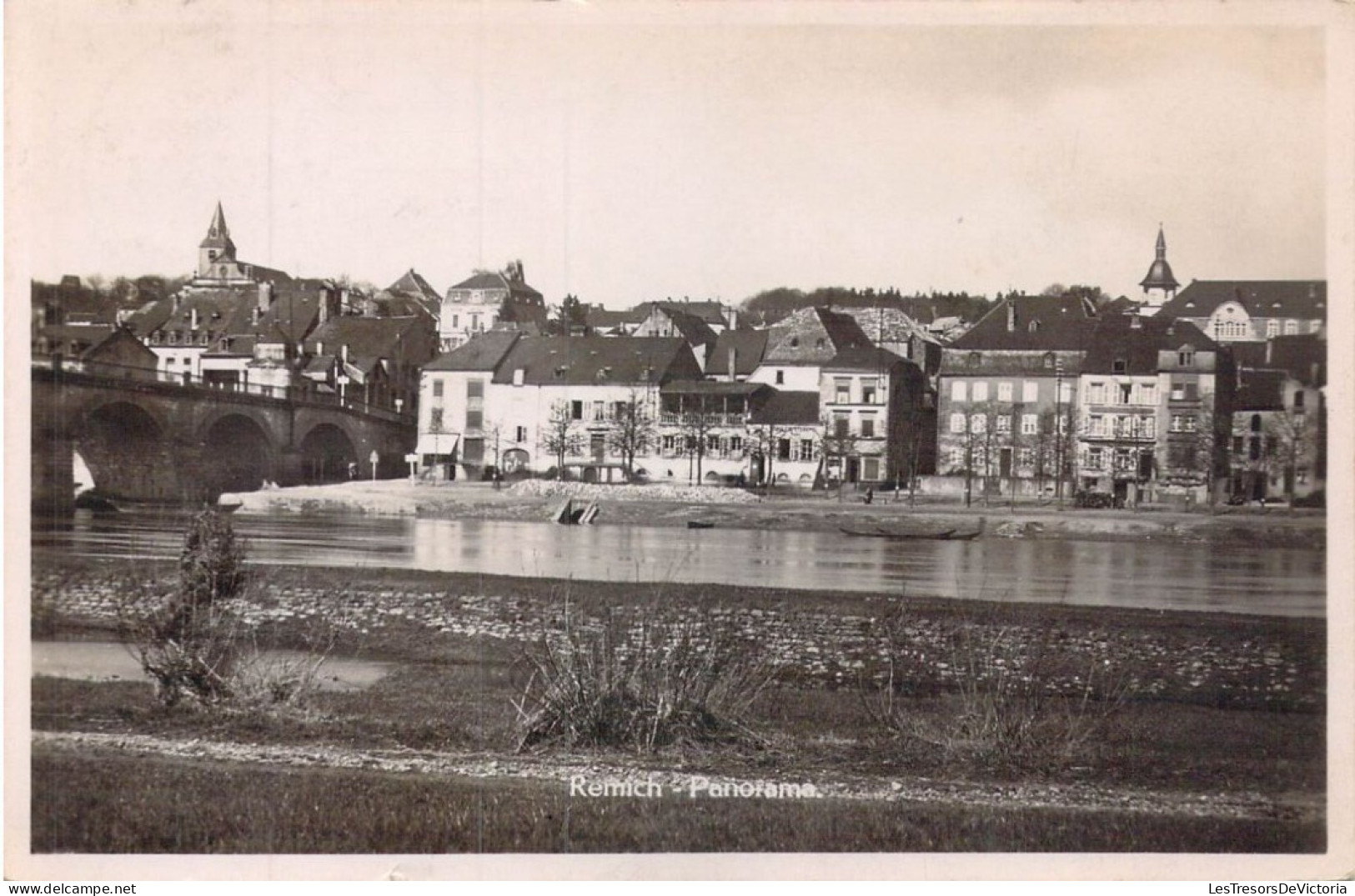 LUXEMBOURG - Remich - Panorama - Carte Postale Ancienne - Remich