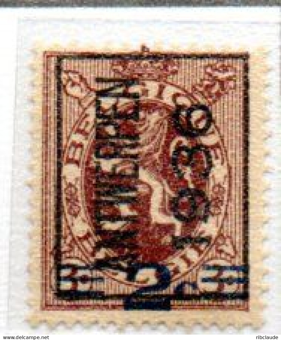 Préo Typo N°  298A - Typos 1929-37 (Heraldischer Löwe)