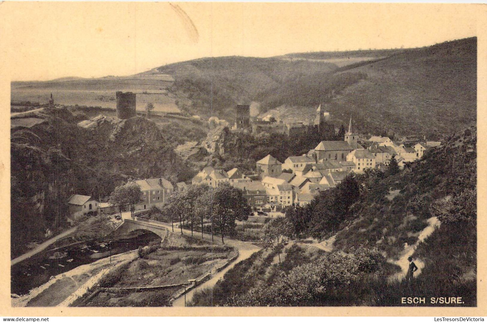 LUXEMBOURG - Esch-sur-Sûre - Carte Postale Ancienne - Esch-Sauer