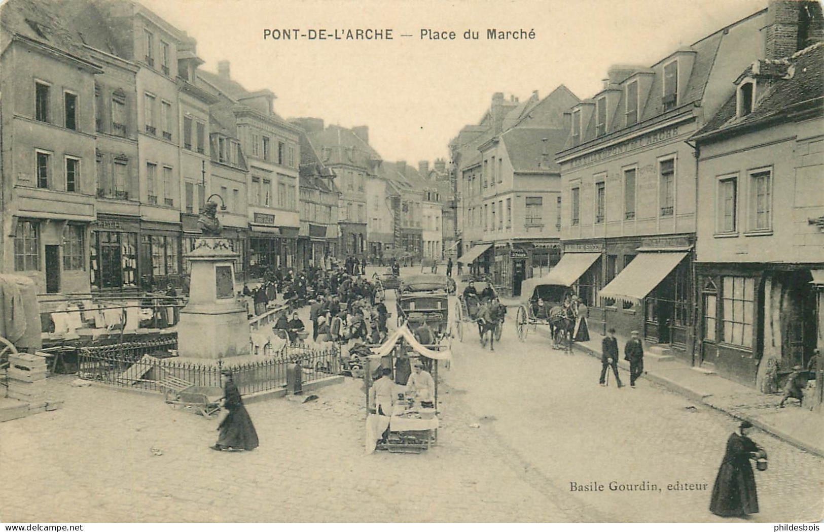 EURE  PONT DE L'ARCHE  Place Du Marché - Pont-de-l'Arche