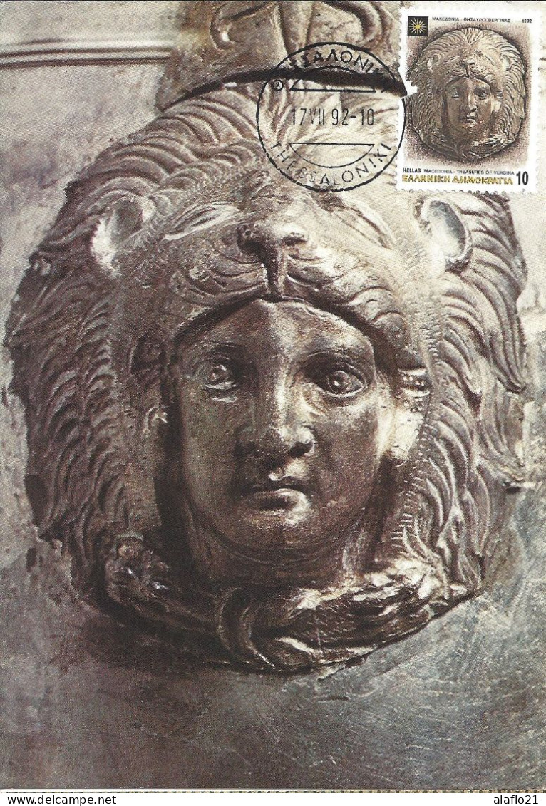 GRECE - CARTE MAXIMUM - Yvert N° 1793 - TÊTE D'HERCULEavec PEAU De LION - Cartes-maximum (CM)