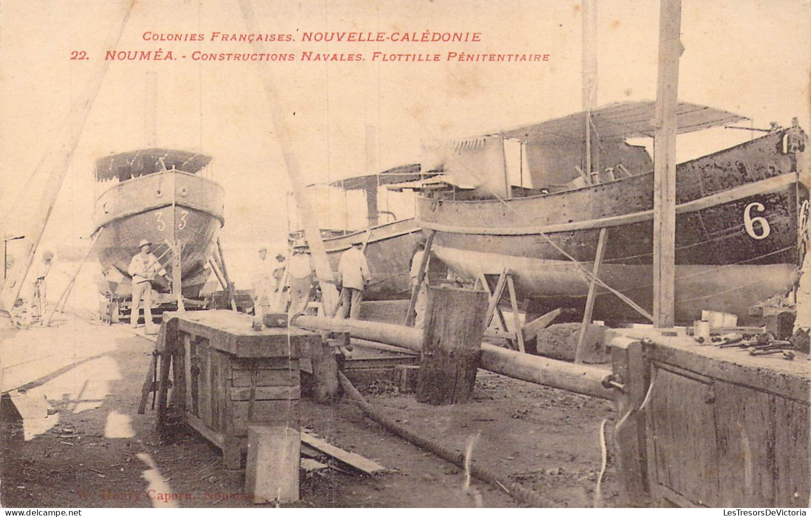 FRANCE - Nouvelle Calédonie - Ile Nou - Intérieur Du Camp Des Condamnés 8e Classe - Carte Postale Ancienne - Nouvelle Calédonie