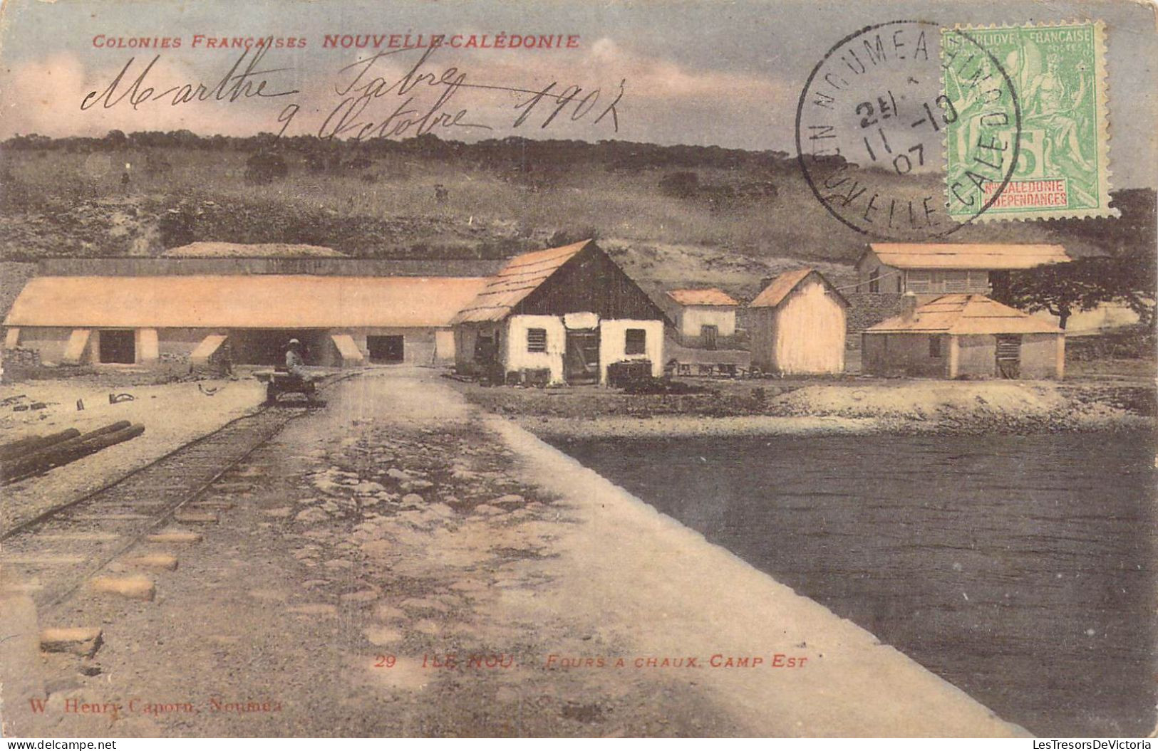 FRANCE - Nouvelle Calédonie - Ile Nou - Fours A Chaux - Camp Est - Carte Postale Ancienne - Nouvelle Calédonie