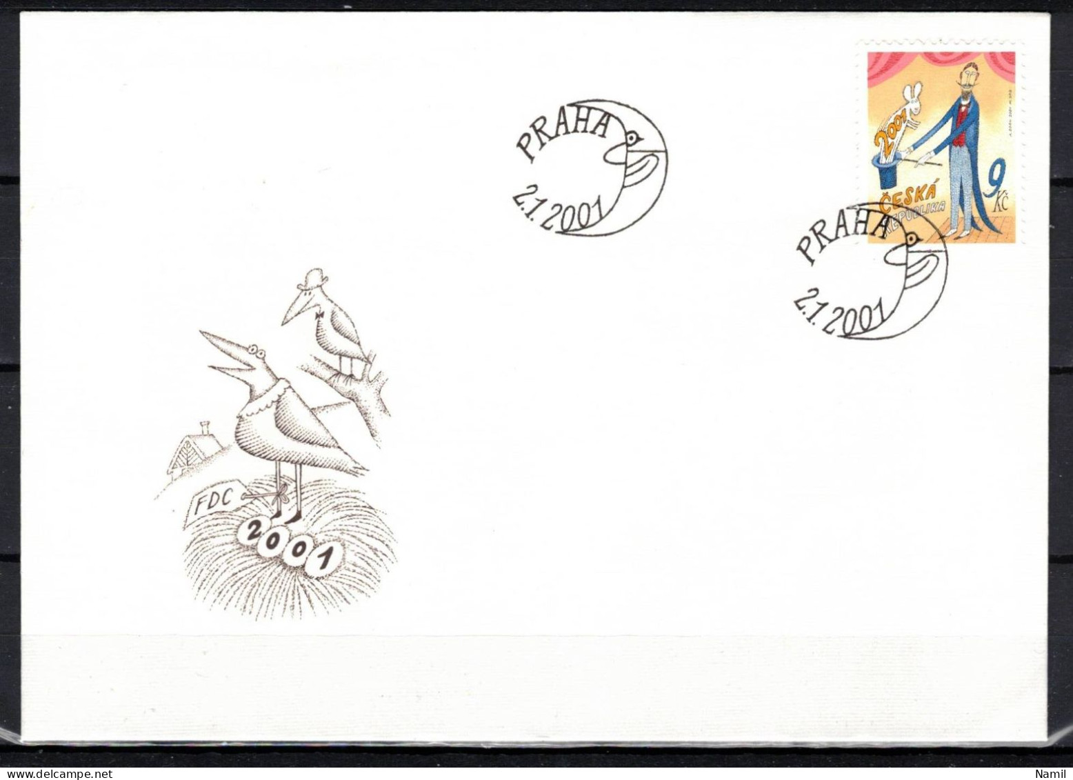 Tchéque République 2001 Mi 279, Envelope Premier Jour - FDC