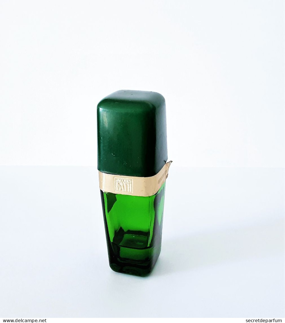 Miniatures De Parfum   AFTER SHAVE  GREEN WATER  De  JACQUES FATH   PRESQUE VIDE - Mignon Di Profumo Uomo (senza Box)