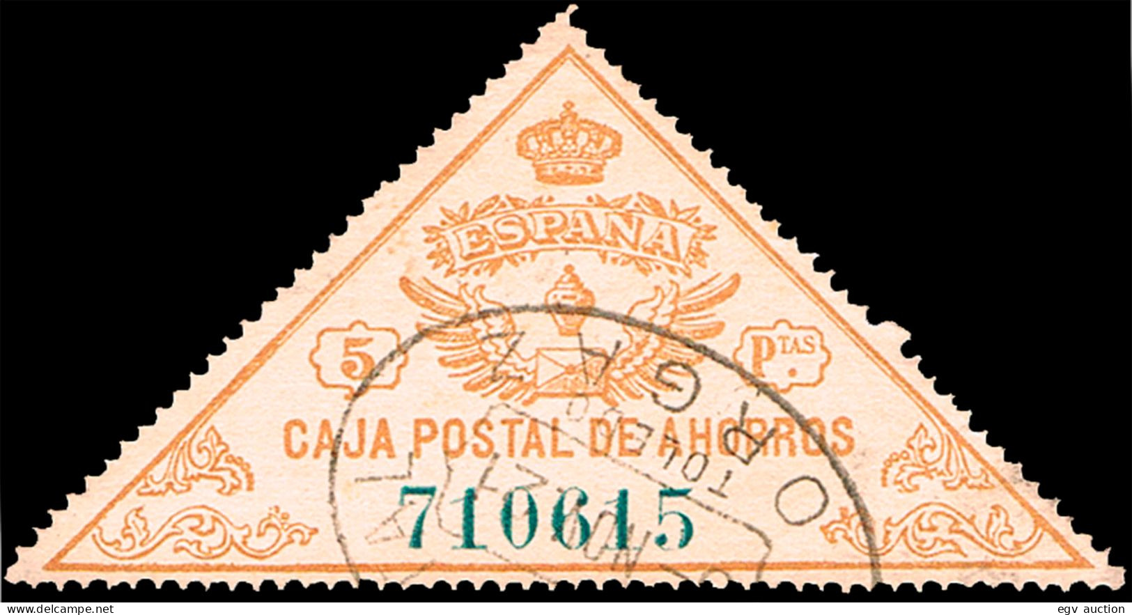 Toledo - Caja Postal Ahorro - Gálvez O 5 - Mat "Orgaz - Giro Postal" - Usados