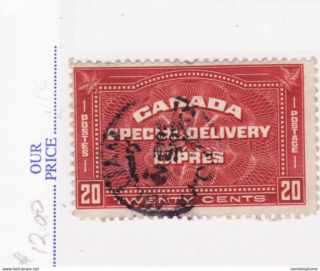 4419) Canada SD 1922 - Exprès