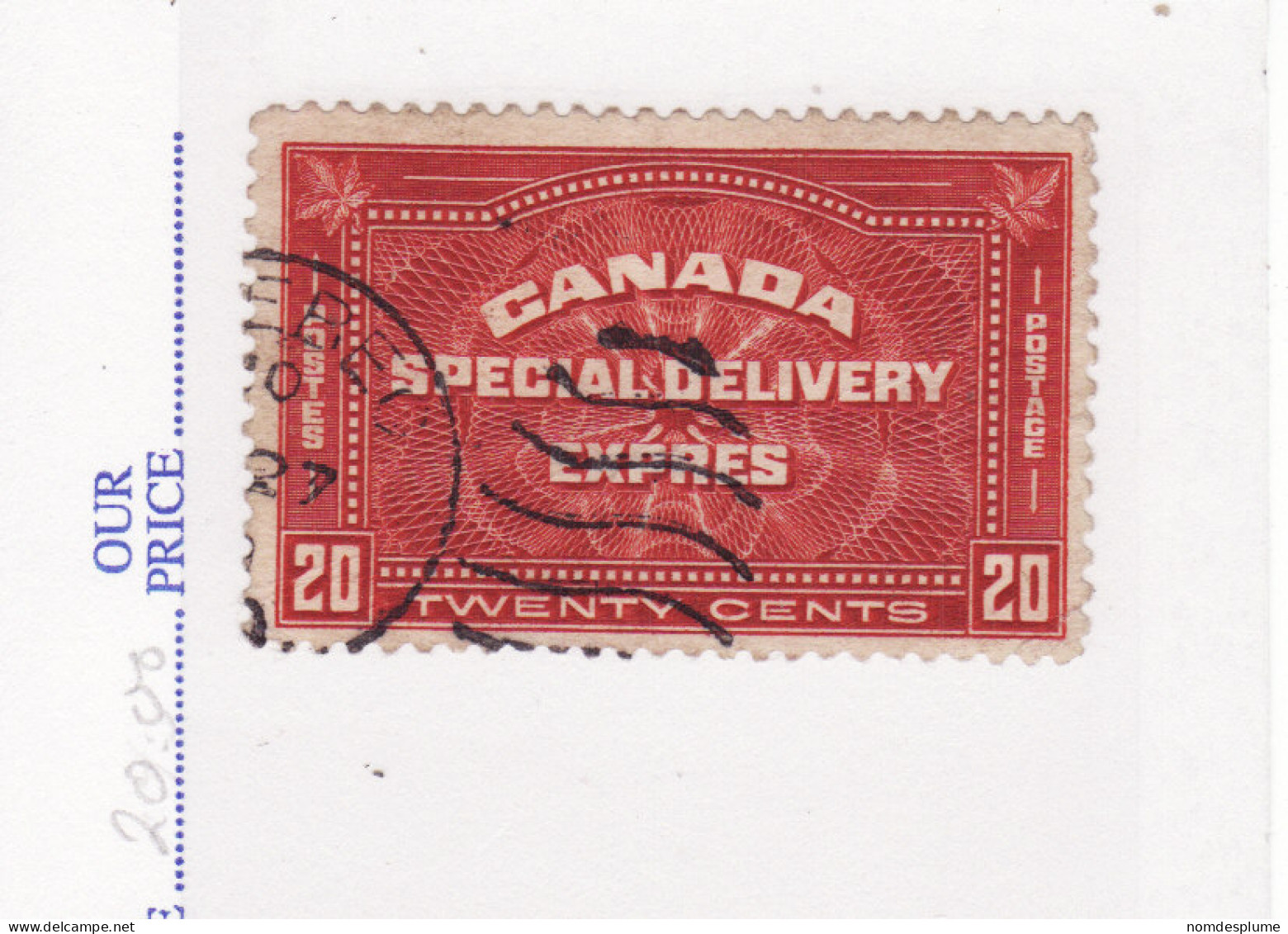 4442) Canada SD Special Delivery 1930 - Eilbriefmarken