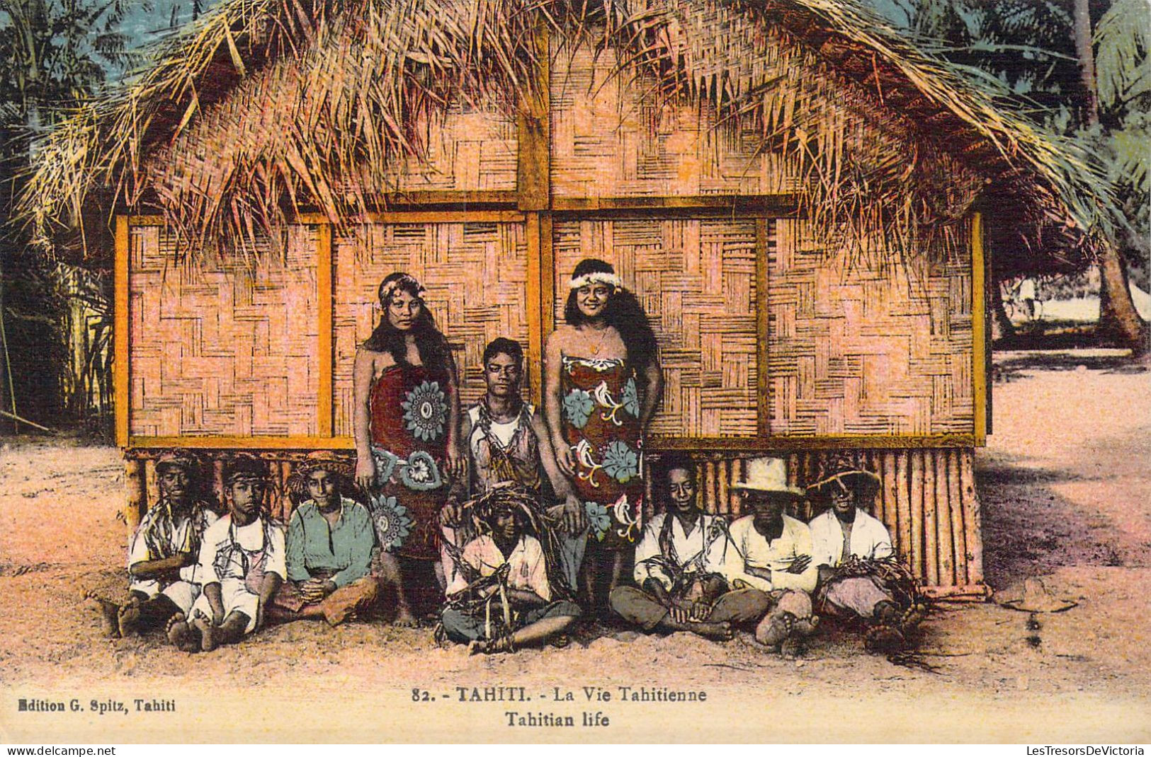 FRANCE - Polynésie Française - Tahiti - La Vie Tahitienne - Carte Postale Ancienne - Polynésie Française