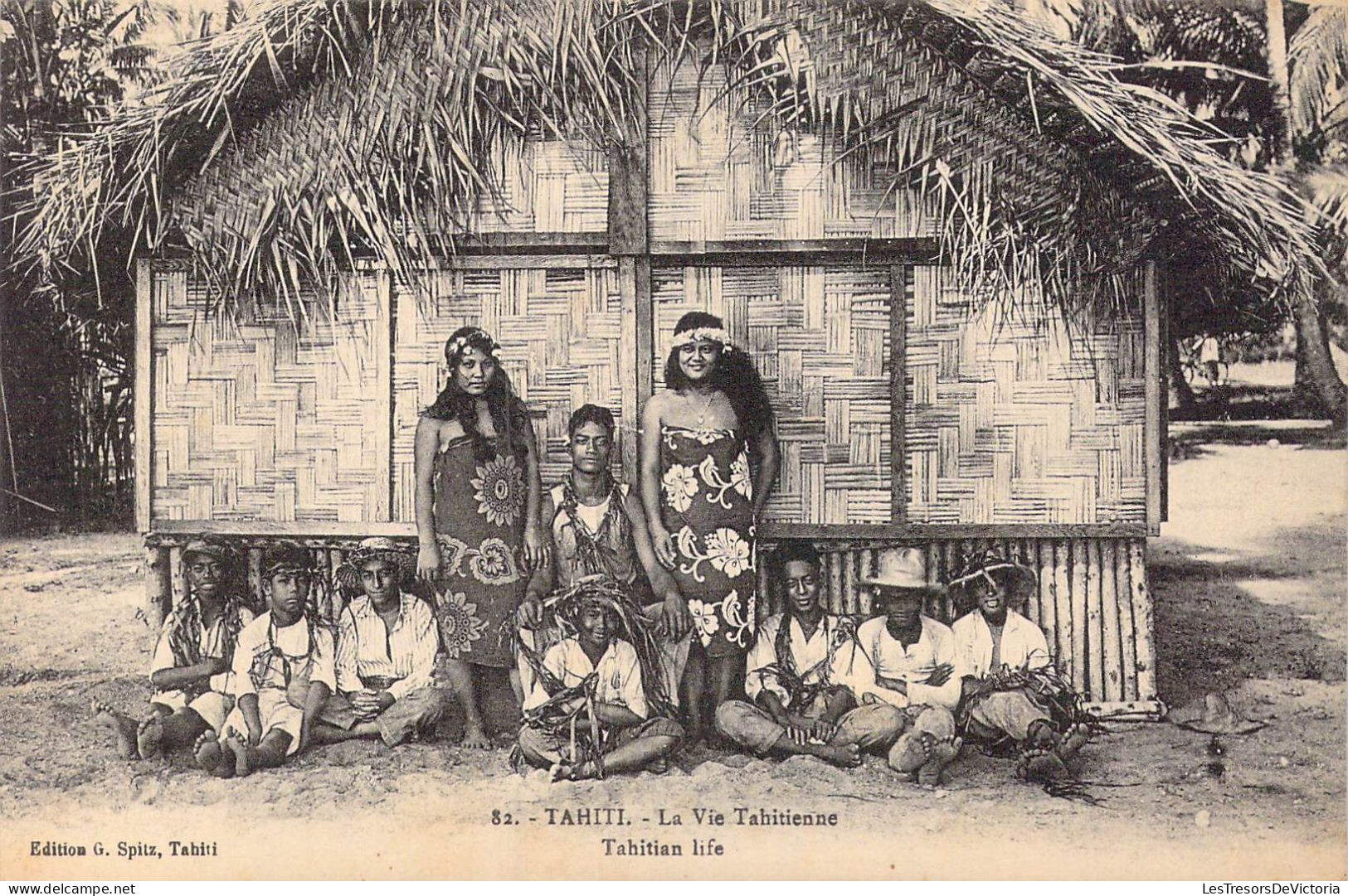 FRANCE - Polynésie Française - Tahiti - La Vie Tahitienne - Carte Postale Ancienne - Polynésie Française