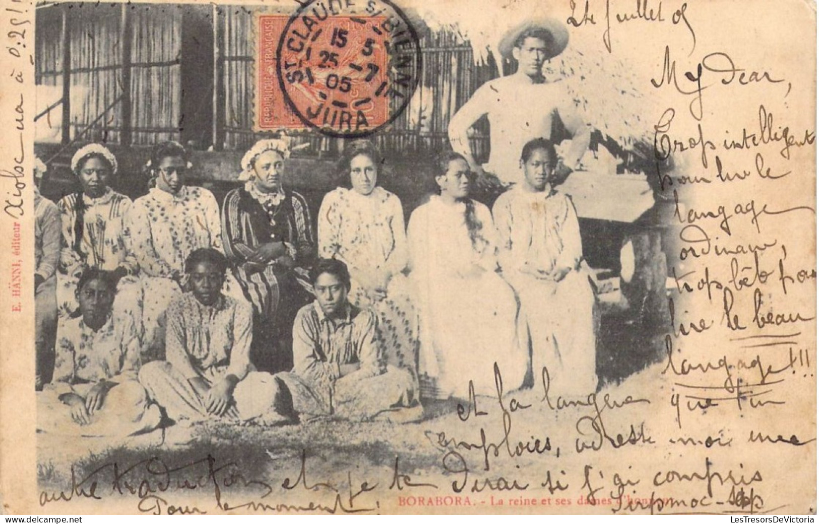 FRANCE - Polynésie Française - BoraBora - La Reine Et Ses Dames D'honneur - Carte Postale Ancienne - Polynésie Française