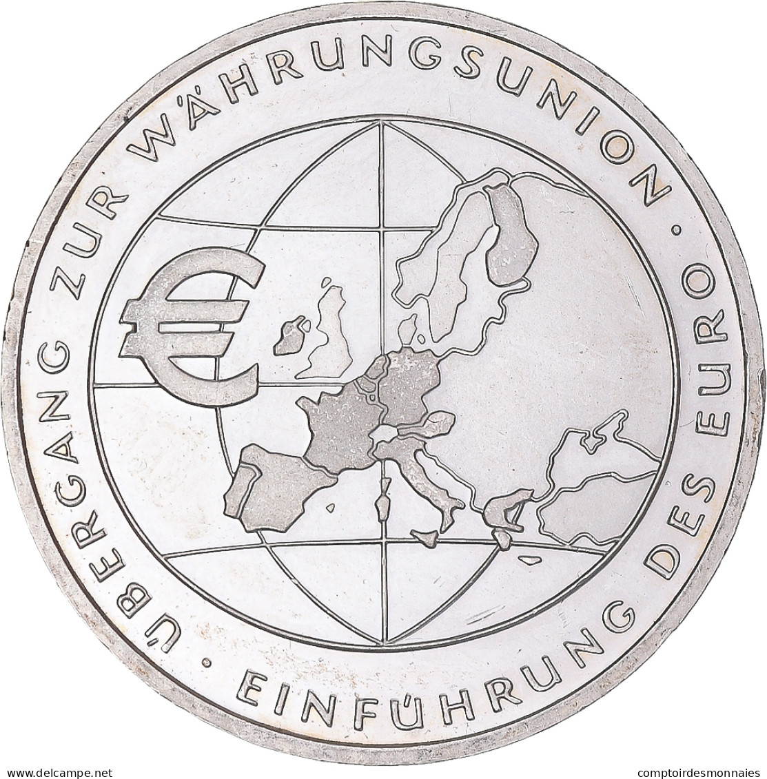 Monnaie, République Fédérale Allemande, 10 Euro, 2002, Stuttgart, Germany - Herdenkingsmunt