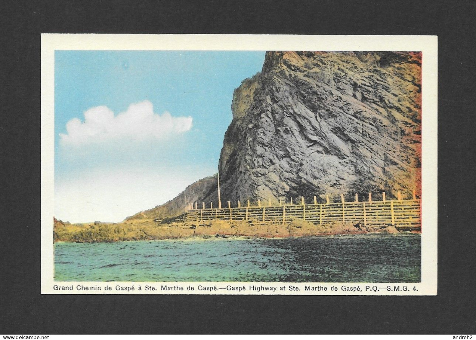 Gaspé - Gaspésie - Grand Chemin De Gaspé à Ste Marthe De Gaspé   Par Peco - Gaspé