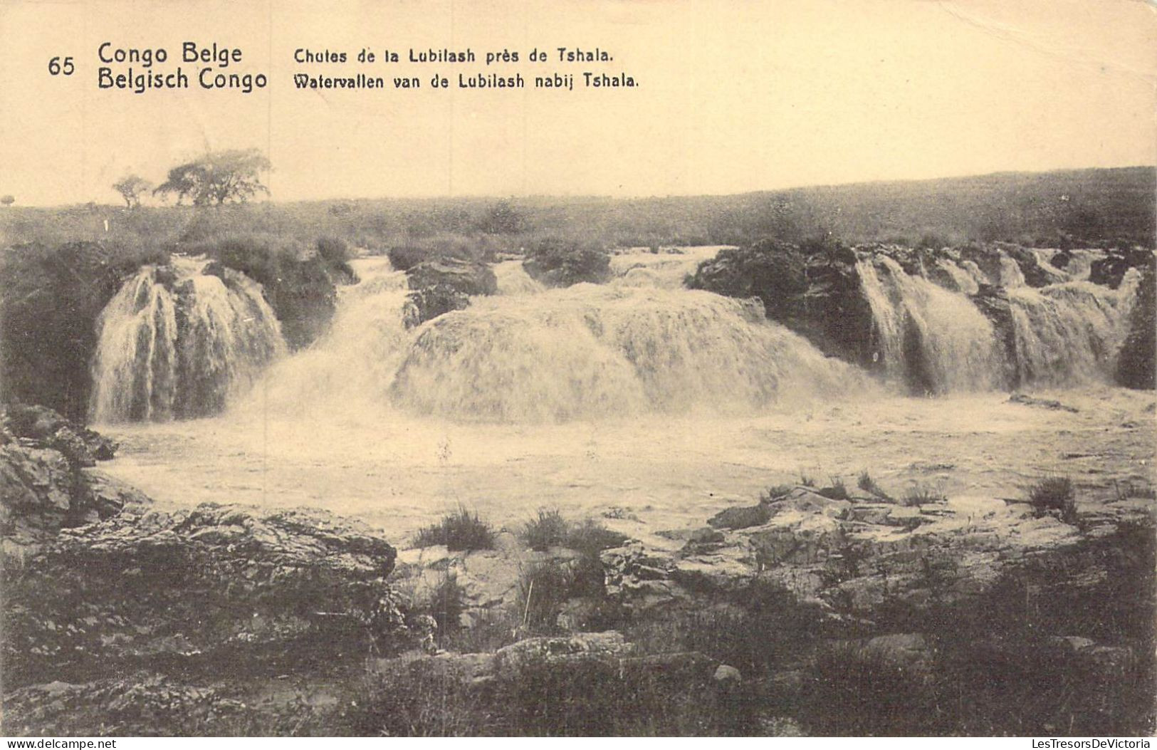 CONGO BELGE - Chutes De La Lubilash Près De Tshala - Carte Postale Ancienne - Belgisch-Kongo