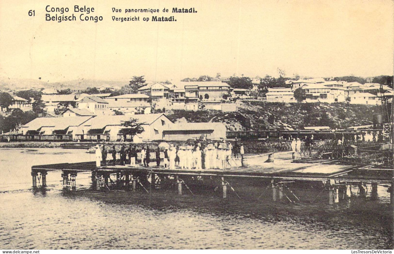 CONGO BELGE - Vue Panoramique De Matadi - Carte Postale Ancienne - Congo Belga
