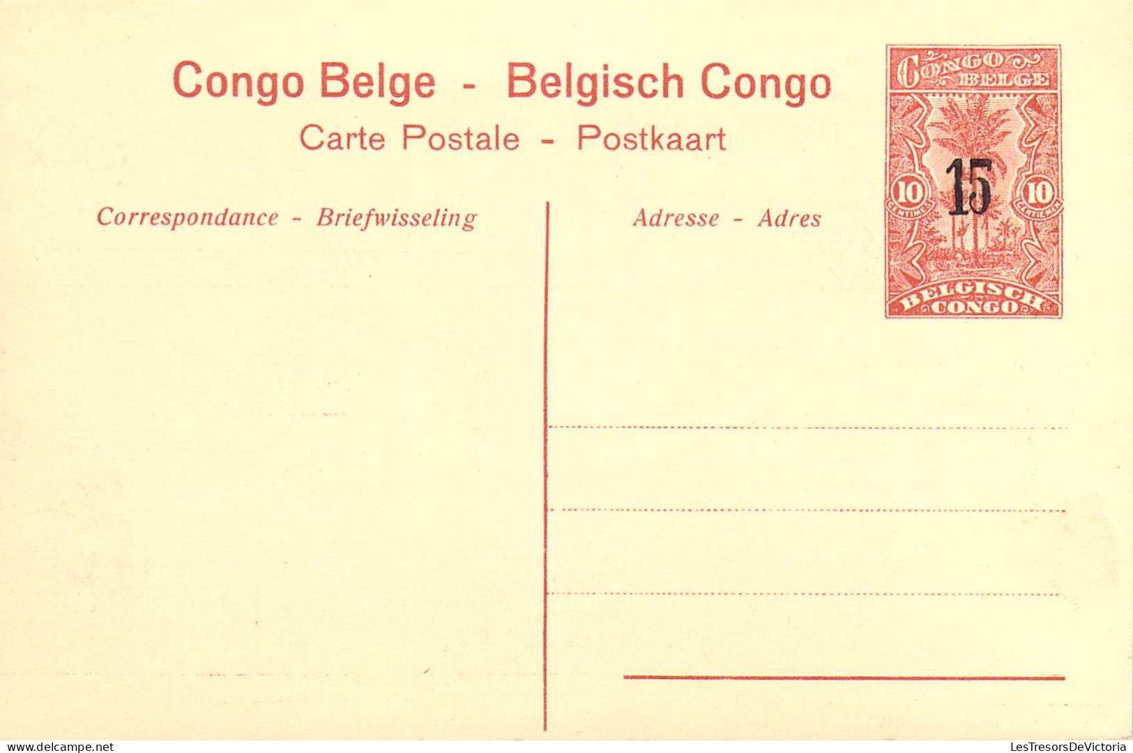 CONGO BELGE - La Ruzizi - Carte Postale Ancienne - Belgian Congo