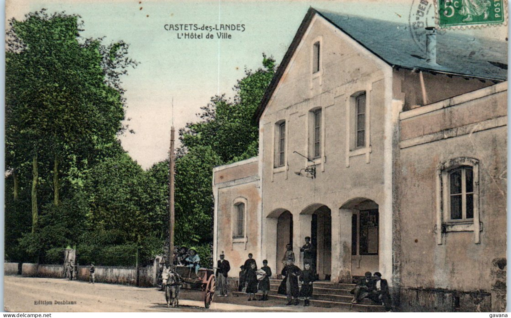 40 CASTETS-des-LANDES - L'hotel De Ville  - Castets