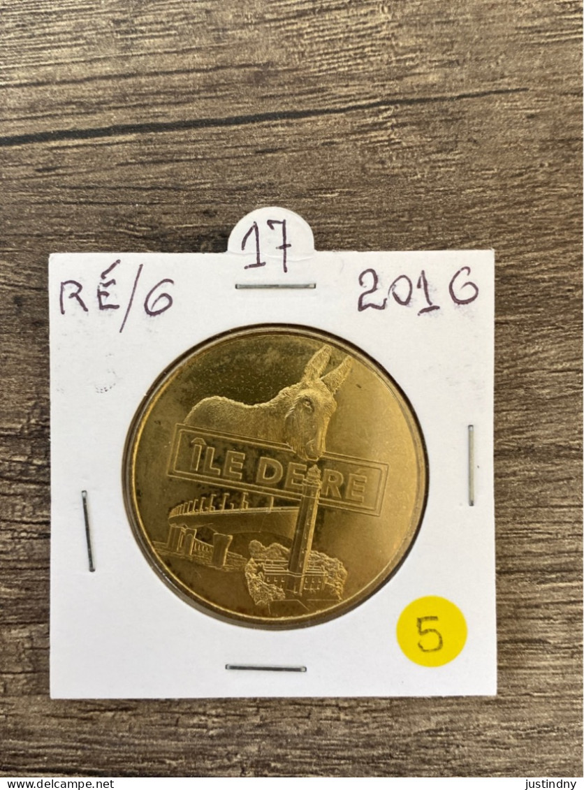 Monnaie De Paris Jeton Touristique - 17 - Île De Ré 2016 - 2016