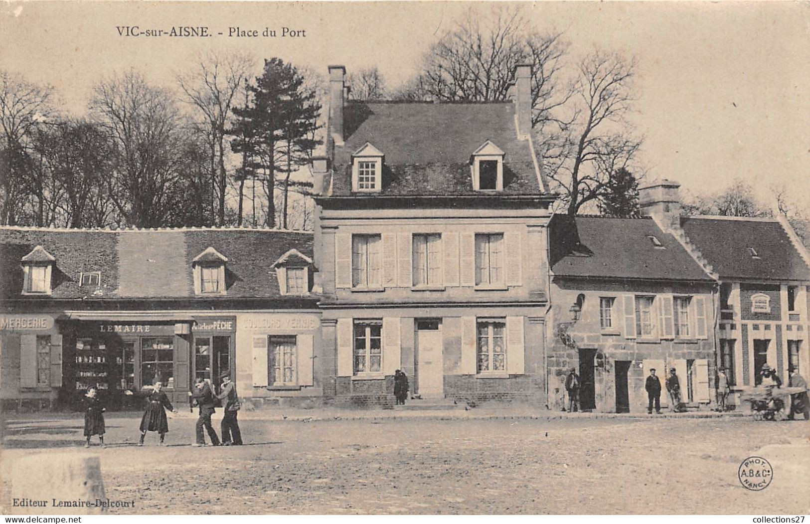 02-VIC-SUR-AISNE-  PLACE DU PORT - Vic Sur Aisne