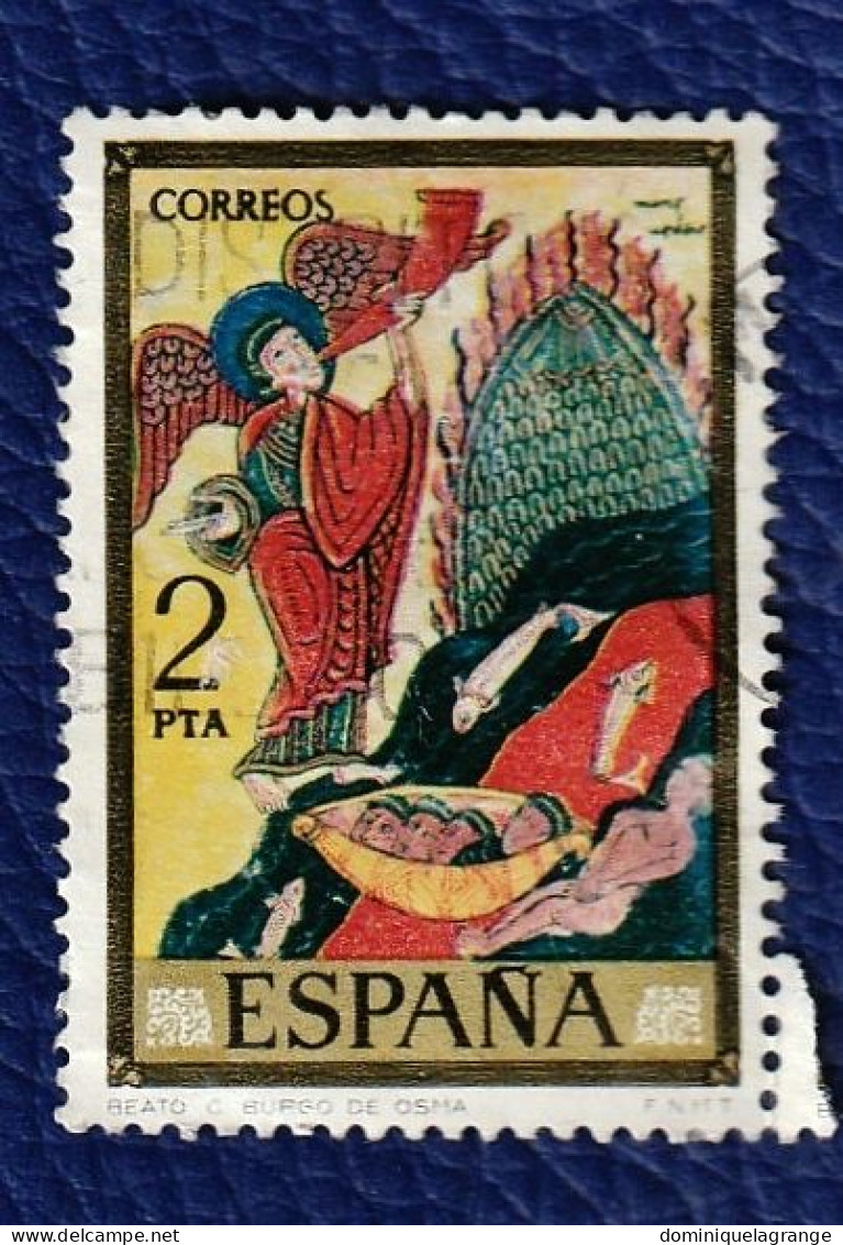 7 timbres d'Espagne de 1967 à 1975