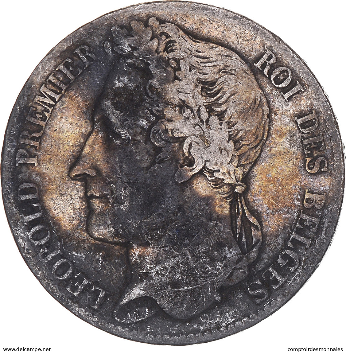 Monnaie, Belgique, Leopold I, 5 Francs, 5 Frank, 1833, TB, Argent, KM:3.1 - 5 Frank