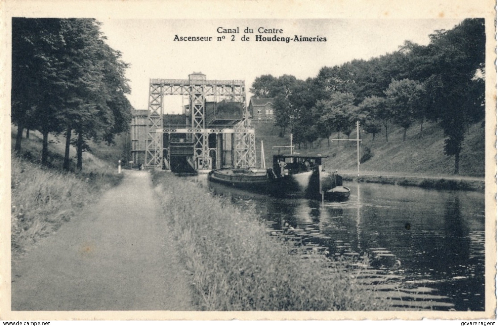 HOUDENG AIMERIES  CANAL DU CENTRE  ASCENCEUR N°2      ZIE SCANS - La Louvière