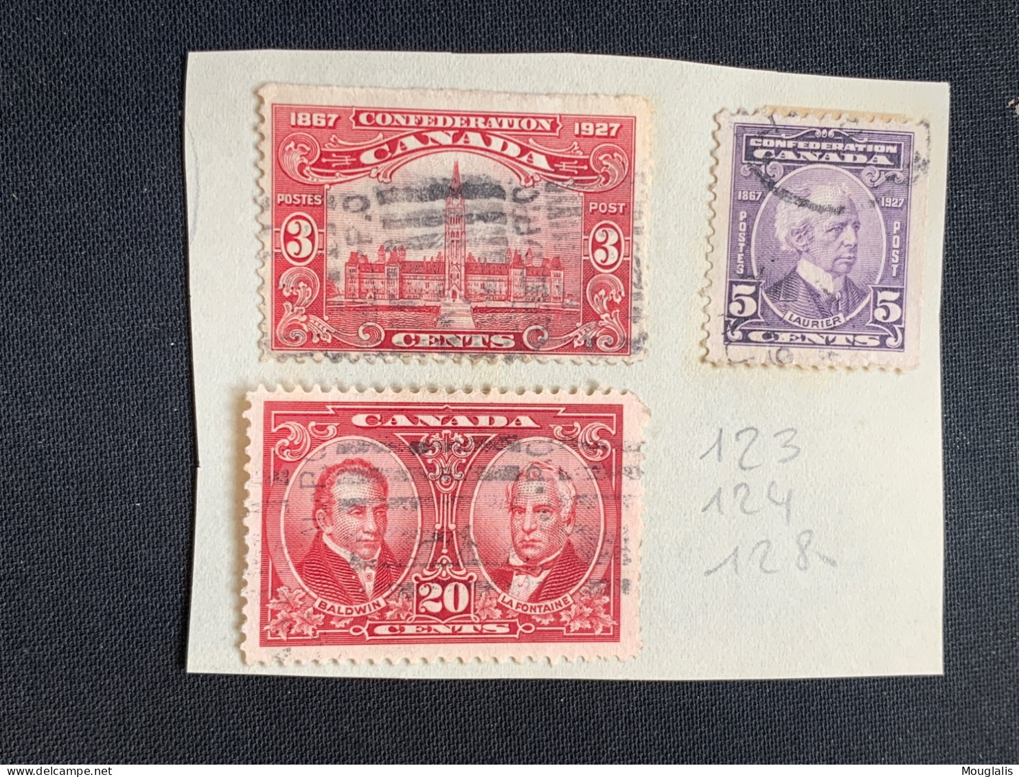 Canada lot timbres Édouard II 1903 -> 1931 dont un non dentelé ( No 108a) voir photos