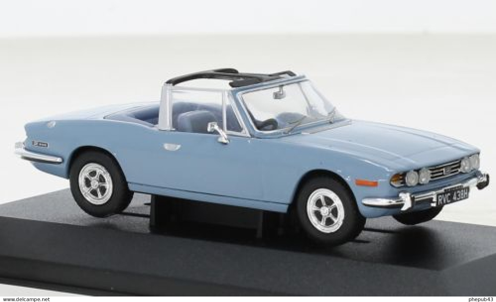 Triumph Stag MkI - Pre-Production Car - LIght Blue - Corgi (Vanguards) - Corgi Toys