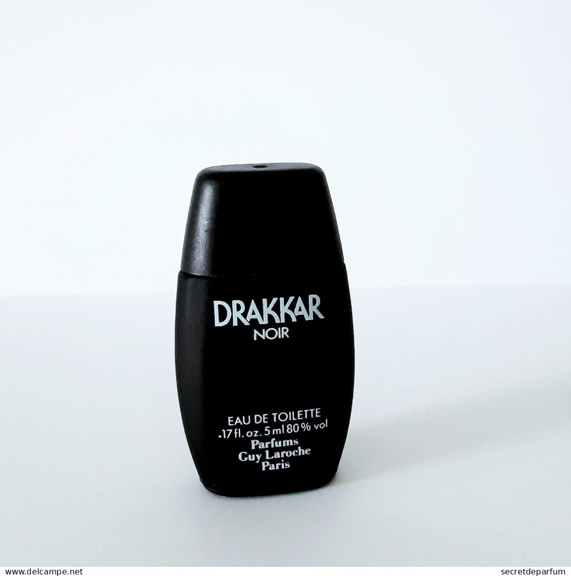 Miniatures De Parfum   DRAKKAR  NOIR  De  GUY LAROCHE  EDT 5 Ml  VIDE - Miniatures Hommes (sans Boite)