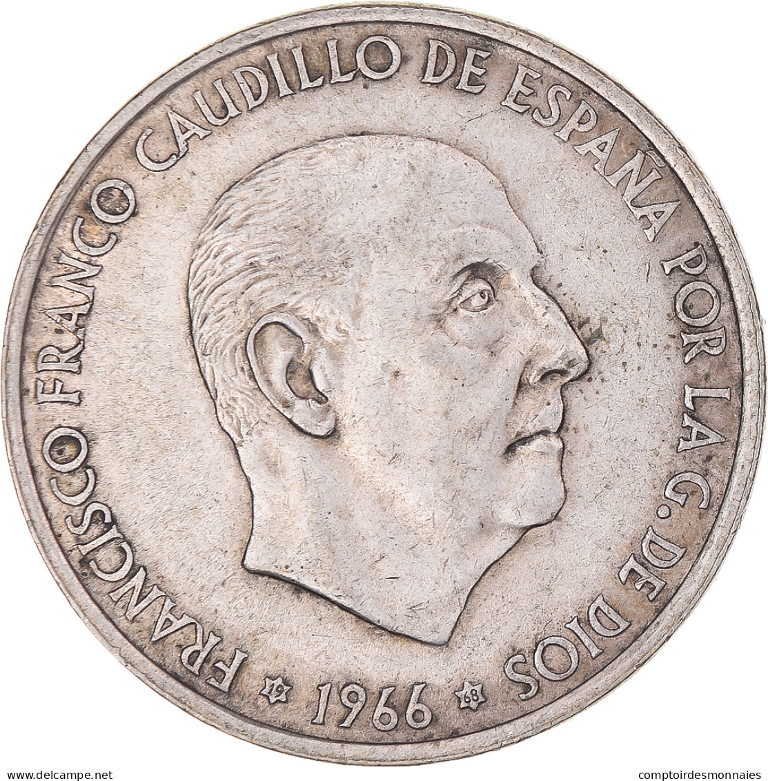 Monnaie, Espagne, Caudillo And Regent, 100 Pesetas, 1966 (68), Madrid, TTB+ - 100 Pesetas