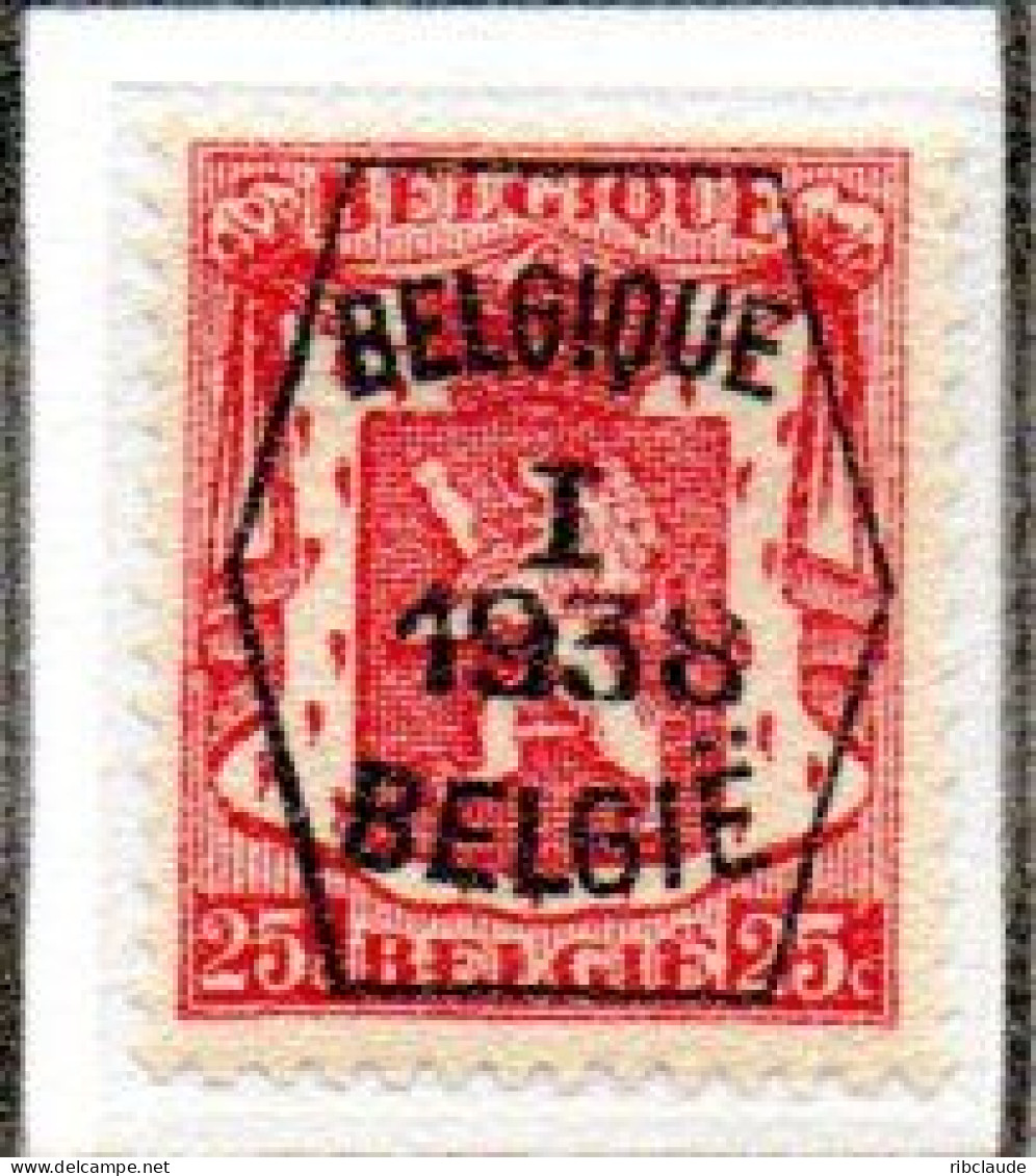 Préo Typo N°333 à 338 - Typo Precancels 1936-51 (Small Seal Of The State)