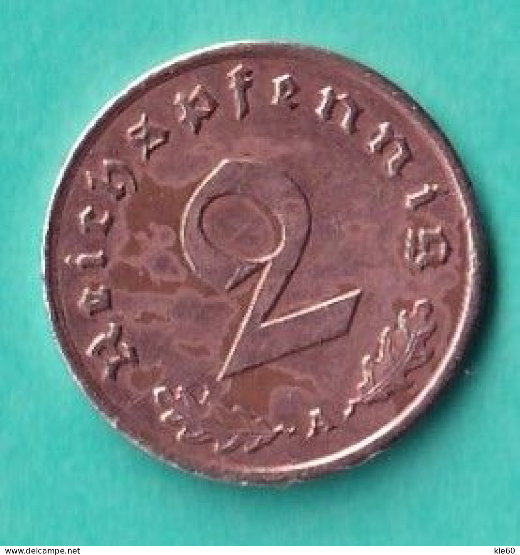 Germany  - 1939 - 2  Pfennig  A.. - KM90 - 2 Reichspfennig