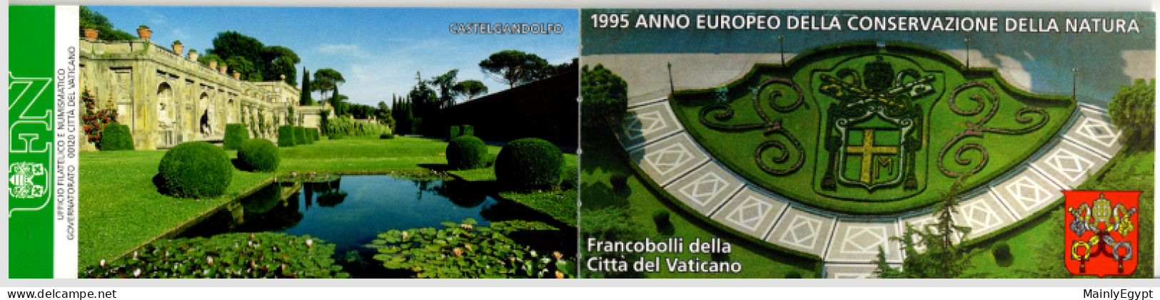 VATICAN Booklet 1995 Complete, European Year Of Conservation Of Nature I #F118 - Booklets