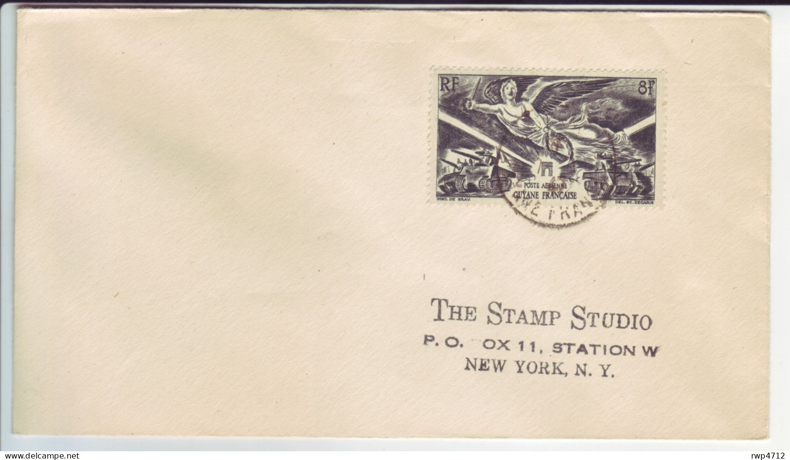 GUYANE FRANCAISE     Brief  Cover  Lettre 1947 To USA - Cartas & Documentos