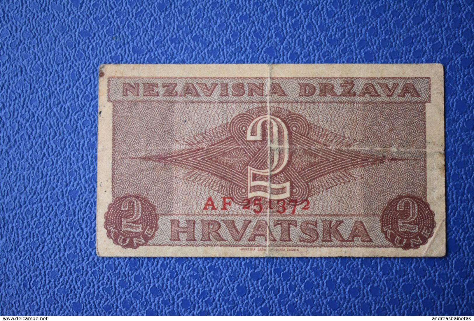 Croatia Banknotes 2 Kune 1942  F  P# 8 - Croatie